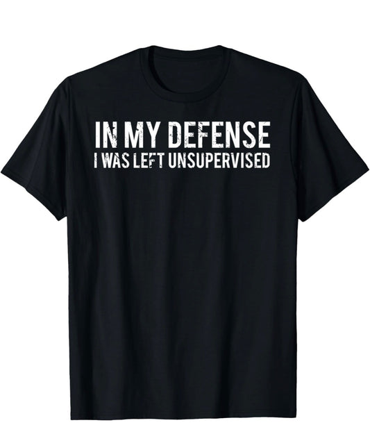 In my defense I was left unsupervised