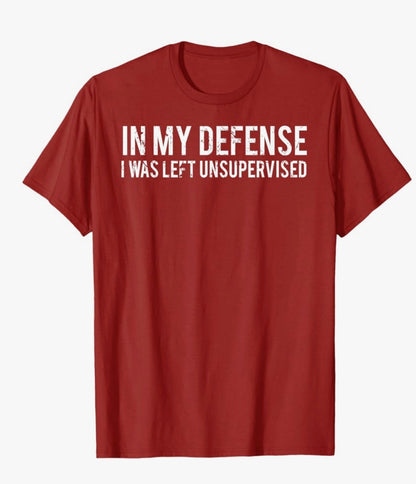 In my defense I was left unsupervised